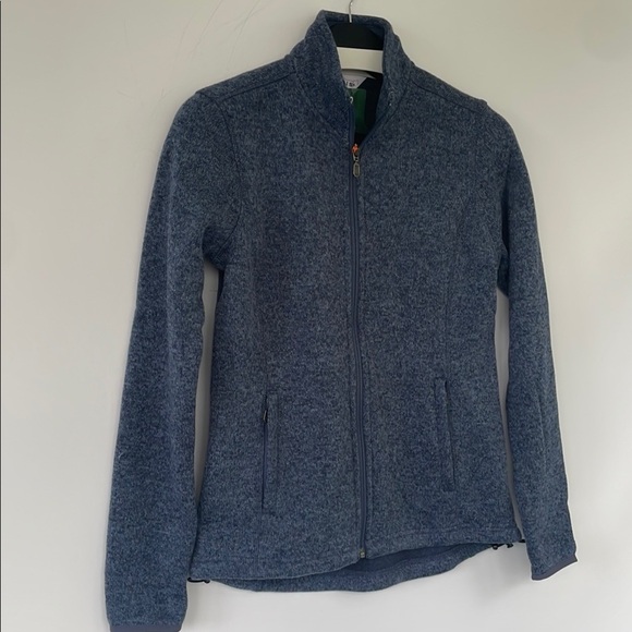 Orvis Women’s Outdoor Performance Blue Marled Sweater Fleece Comfort Classic XS - Picture 1 of 16